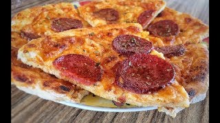 პიცა პეპერონი - მარტივი და იაფი რეცეპტი / Pizza Pepperoni