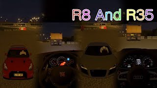 CCD EP : 3 AUDI R8 & GT-R R35