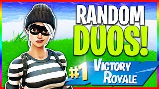? idk what to title this... // Random Duos (Fortnite LIVE Gameplay)