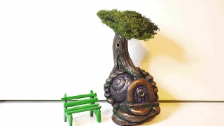 DIY Woodland Fairy House In Polymer Clay Tutorial