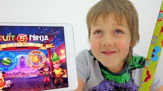 Лучшие игры на планшете Фруктовый Ниндзя. Обзоры от Адриана.