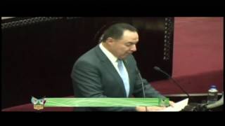 Luis Marroquín dio lectura al acuerdo "Espacios y Accesibilidad"