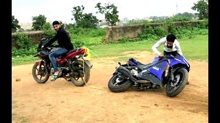 YAMAHA R15 V3 VS PULSAR 220 TOCHAN