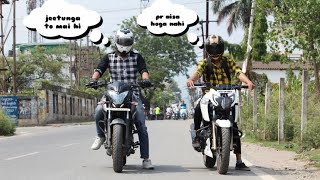 Apache rtr 200 vs Pulsar NS 200 | Drag race