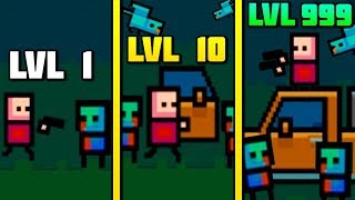 ЭВОЛЮЦИЯ РЕМОНТА ЧТОБЫ ЗОМБИ НЕ СОЖРАЛИ ПОКА ЧИНИШЬ МАШИНУ В ИГРЕ DUDE AND ZOMBIES!