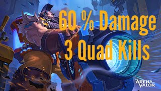 Moren Jungle 1v5 Insane Damage - Arena of Valor Moren Gameplay Guide