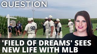 Fans flock to 'Field of Dreams' location for iconic game