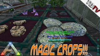 MAGIC CROPS!! Ark Resource Crops - Modded Ark Survival Evolved S1E5  BLACK PEARL FARM! (Gameplay)