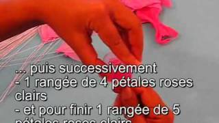 Rosa de medias de nylon