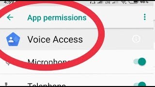 Fix voice Access Problem Solve || And All Permission Allow Voice Access in Xiaomi Redmi Note 5 Pro