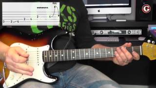 Lick 6 -  Simple guitar licks - A major pentatonic lick - learn how to play guitar solos