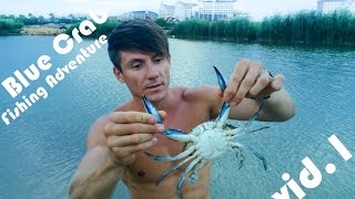 Blue Crab - FishingAdventure. vid1 ( Ловля голубого краба в Турции )