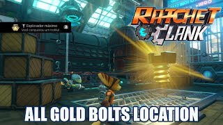 ?Ratchet & Clank (PS4) Todos os Parafusos de Ouro/All 28 Gold Bolts Locations?