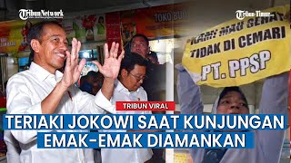 VIDEO Emak-emak HISTERIS Teriaki Jokowi Langsung Diamankan Petugas