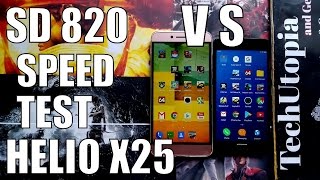 Snapdragon 820 vs HELIO X25 Speed Test/Gaming/Benchmark/Comparison/Performance(ZUK vs Letv)review