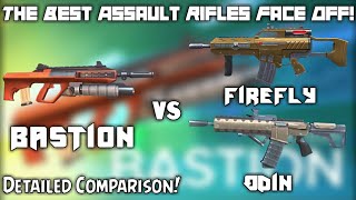 BASTION vs ODIN vs FIREFLY WHICH IS BEST AR? GUNS OF BOOM GAMEPLAY