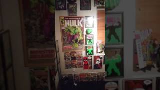 Comic book man cave