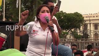 Peru: Castillo supporters march amid impeachment request in Lima's Congress