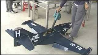 RC model F9F Panther Turbine Jet