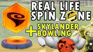 VooDood saves Skylanders in Real Life Spin Zone + Swap Force Bowling w/ Sphero 2.0 Ball (skit)