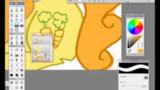 MLP:FiM speedpaint- Carrot Top sketching outlining coloring and shading