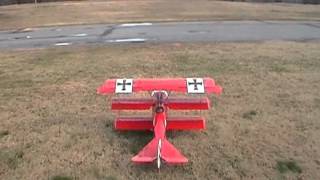 Great Planes Fokker Dr1 60 size RC - The Fokker Scourge