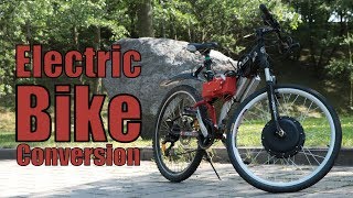 Electric Bike Conversion (Part 3) ||  Final Assembly & Test Ride