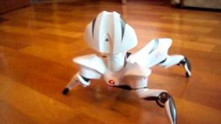 roboquad dance. Робот-краб танцует