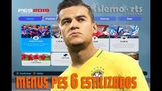 MENU PES 19 for Pro Evolution Soccer 6 versão mundodopes