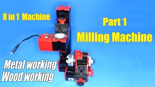 Raitool™ 8 In 1 Mini Multipurpose Machine | Milling machine test