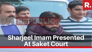 Arrested And Brought To Delhi, Sharjeel Imam Presented At Saket Court