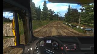 карта "Суровая Россия" Euro Truck Simulator 2