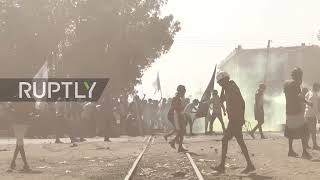 Sudan: Security forces gased protesters rallying against military rule in Khartoum