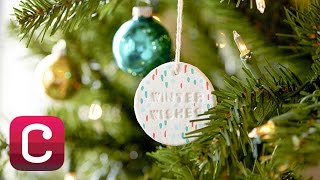 Make Paper Clay Christmas Ornaments with Courtney Cerruti | Creativebug