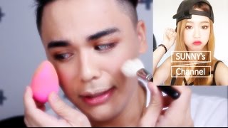 KPOP IDOL Makeup TRANSFORMATION! with SUNNY!