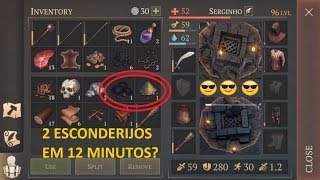 COMO CONSEGUIR 2 OU ATÉ 3 ESCONDERIJOS EM 12 MINUTOS!!! - GRIM SOUL #8