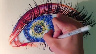 Creative Eye Speed Drawing