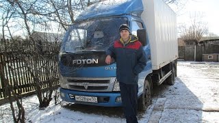 Foton Ollin 1049a. Установка чехла на рычаг кпп, руферство