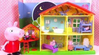 Peppa Pig Nouvelle Maison Jour et Nuit Playtime to Bedtime House