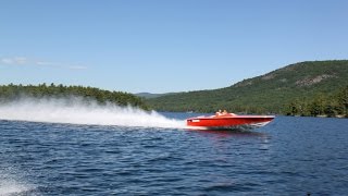 2016 LAKE GEORGE DONZI DUST OFF Phantom 4 Drone Footage