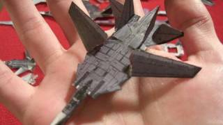 F 14 tomcat Sub Micro Paper Airplane that can actually fly!