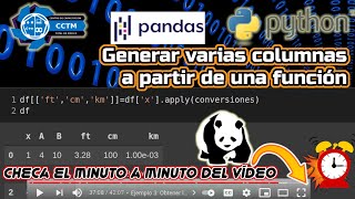 ¿Cómo hacer varias columnas a partir de una función?| Apply | Pandas|Python