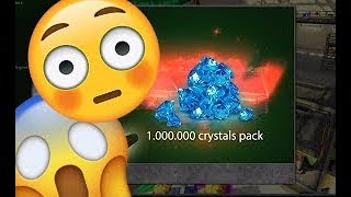 Tanki Online - 1 MILLION CRYSTAL CONTAINER?! By RAGEmoh