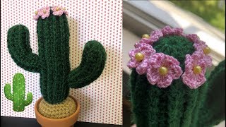 МК: ? КАКТУС КРЮЧКОМ ?  CROCHET CACTUS