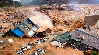 The worst flood in history! In China, drowned in water Taiyuan city, Shanxi!