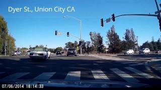 Road rage Union City California with SJ1000
