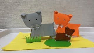 狗狗的折法【簡易折紙課】