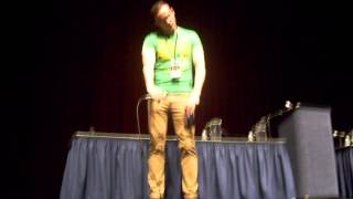 J. Michael Tatum improvises as Kyoya, Sebastian and France