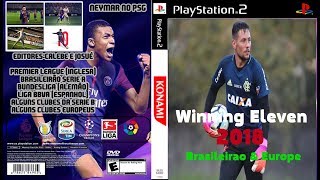 Winning Eleven 2018 (PS2) Brasileirao & Europe Atualizado Download ISO and Rewiev