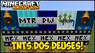 Minecraft Mods: TNT DOS DEUSES! MEGA TNTS!